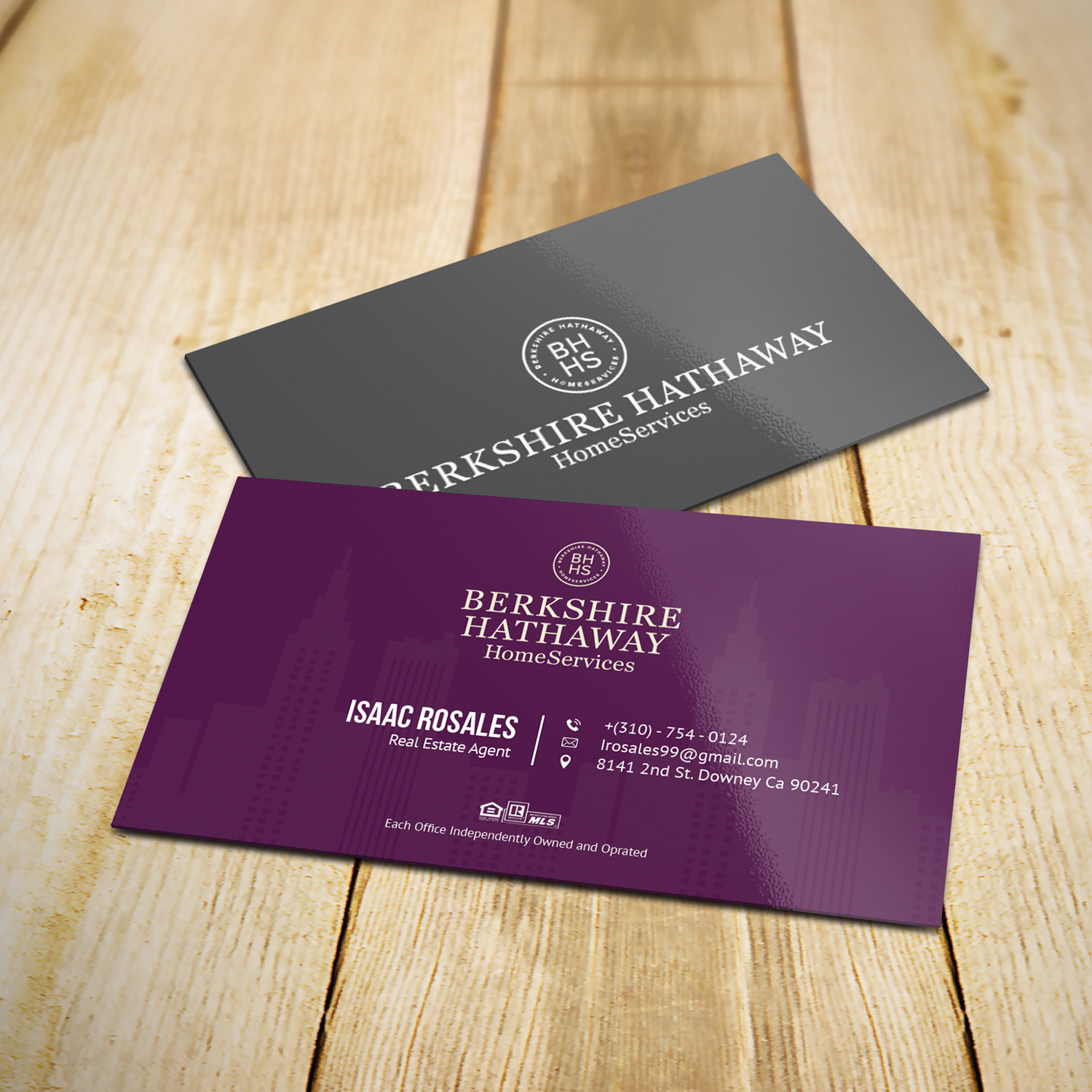 Design de Carte de Visite par Sujan4art pour Berkshire Hathaway Home Serives | Design #19909239