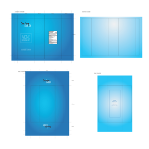 Modern Minimal Acne Clearing Set Retail Box | Diseño de Empaque por Maxo-Biz