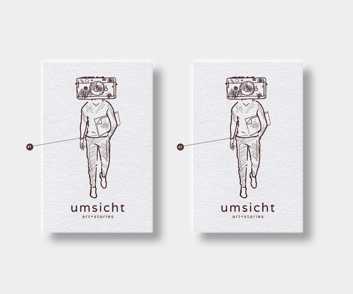 Logo Design by Vetroff for umsicht art+stories | Design #19943883