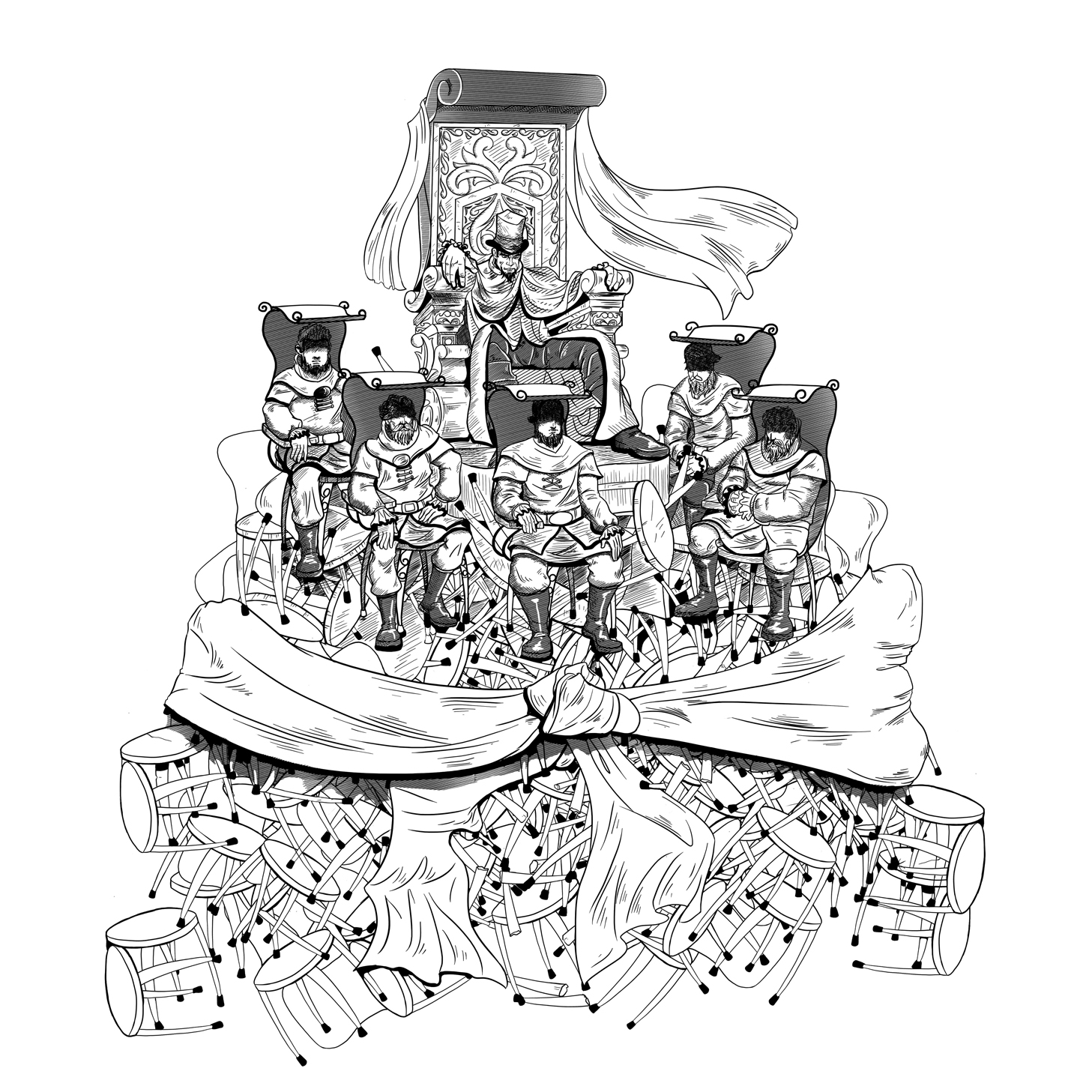 Illustration Design by Beck Marutano for Riddlesbrood Corporation | Design #20024216
