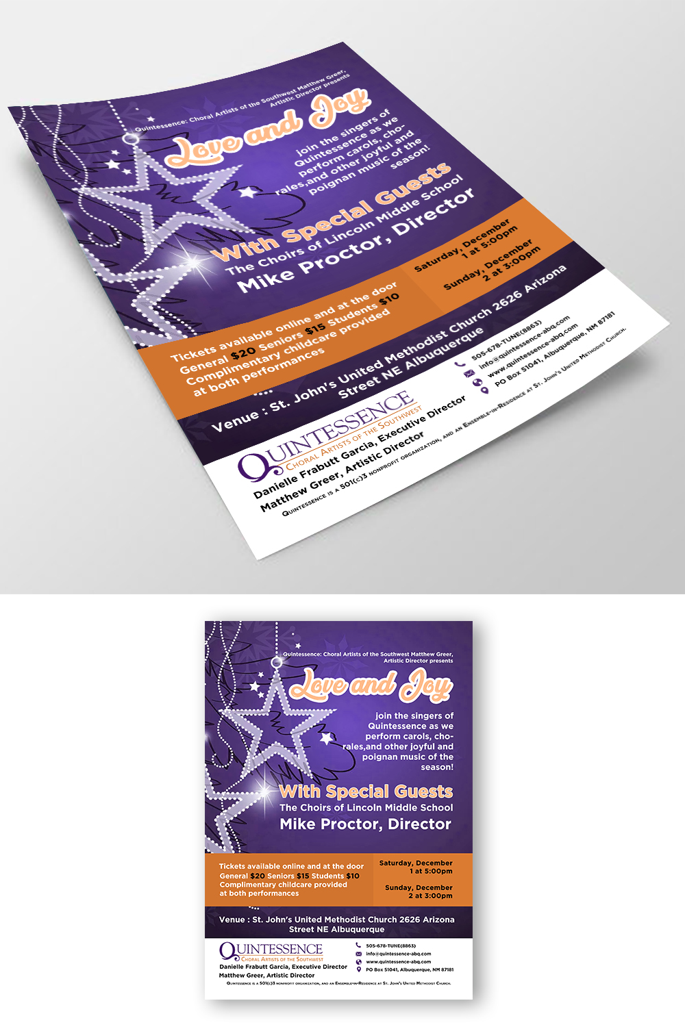 Design de Flyer par debdesign pour St. John's United Methodist Church | Design #19906276