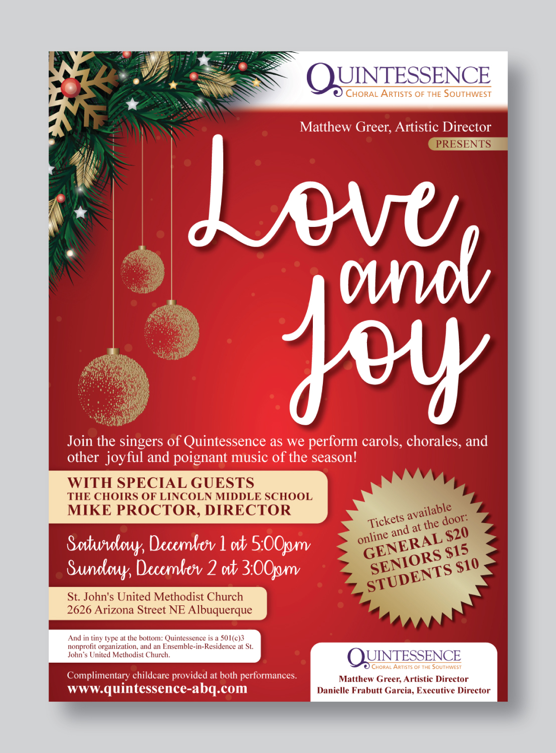 Flyer Design by Dexter Solutions for St. John's United Methodist Church | Design #19945103