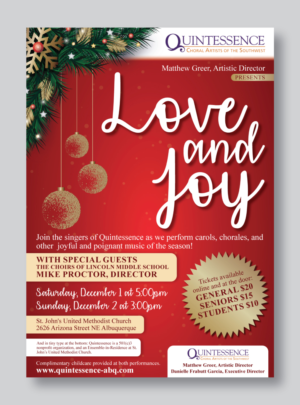 Flyer Design by Dexter Solutions for St. John's United Methodist Church | Design #19945103