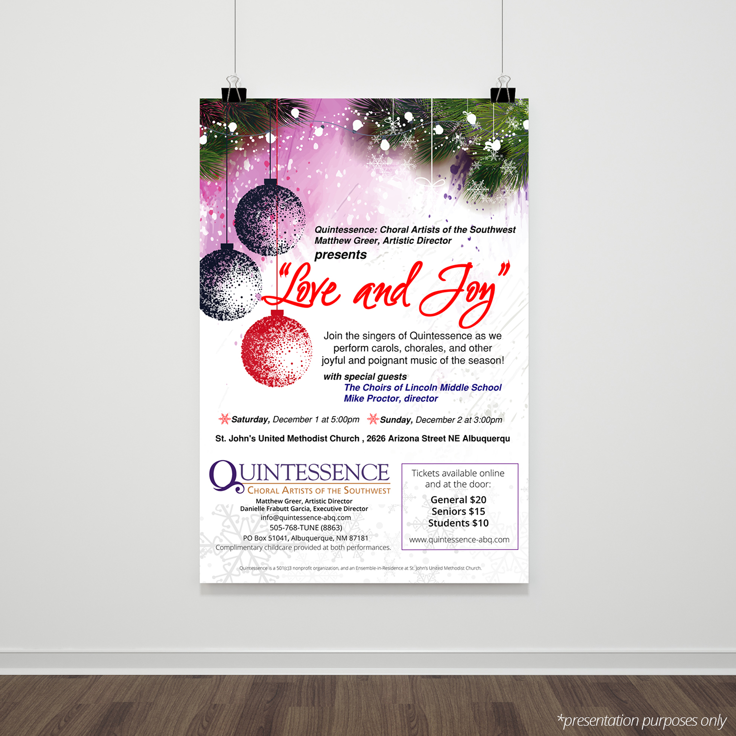 Flyer Design by JanuXart for St. John's United Methodist Church | Design #19926485