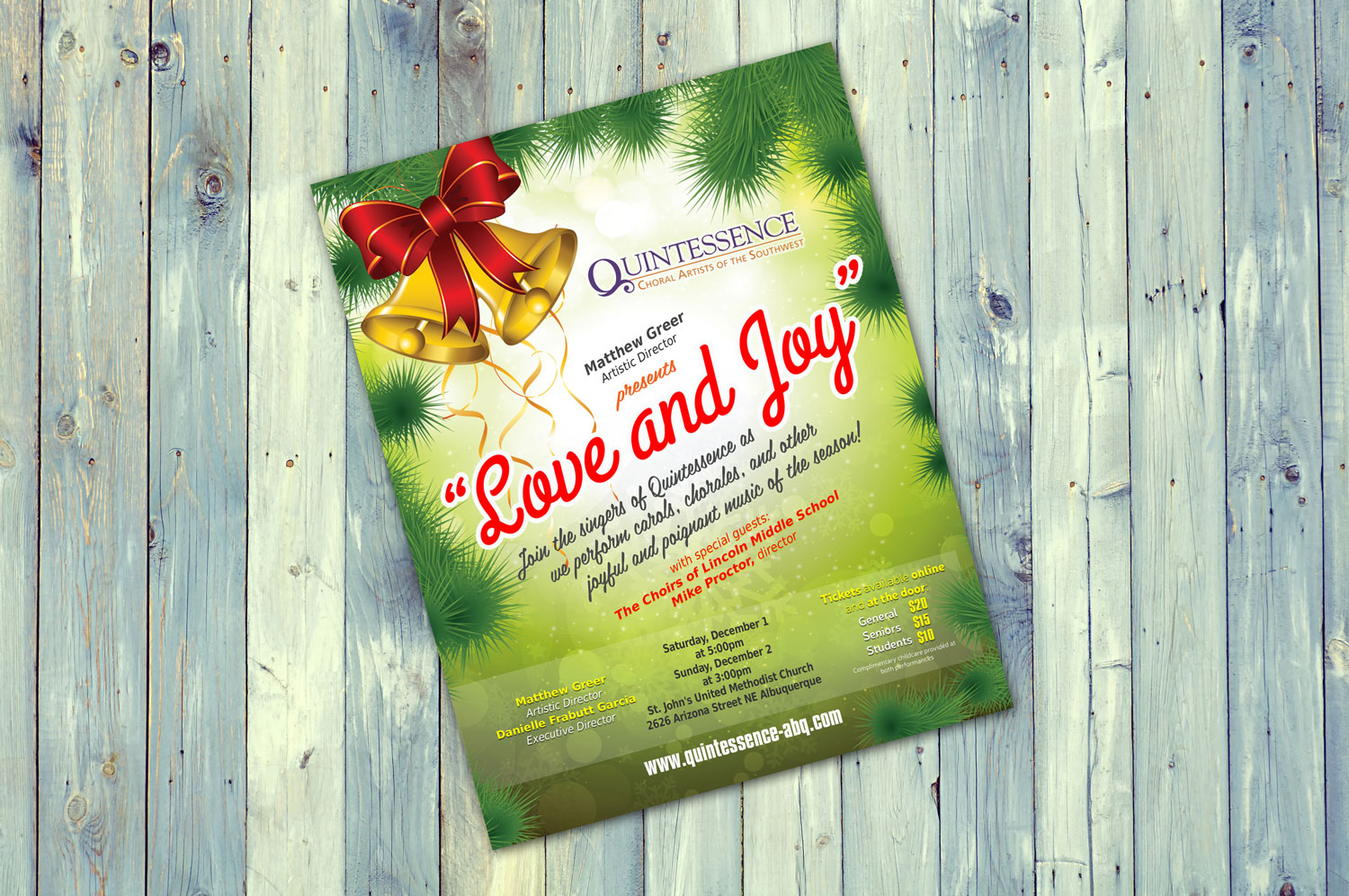 Flyer Design by lyndon for St. John's United Methodist Church | Design #19953757