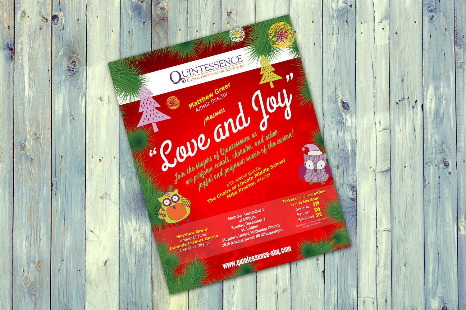 Flyer Design by lyndon for St. John's United Methodist Church | Design #19955092