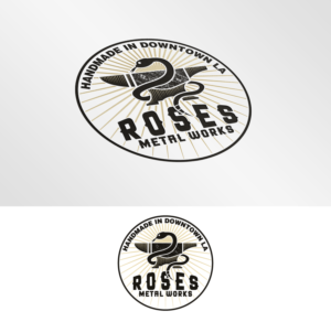 Roses Metal Works  | Logo Design by AFD