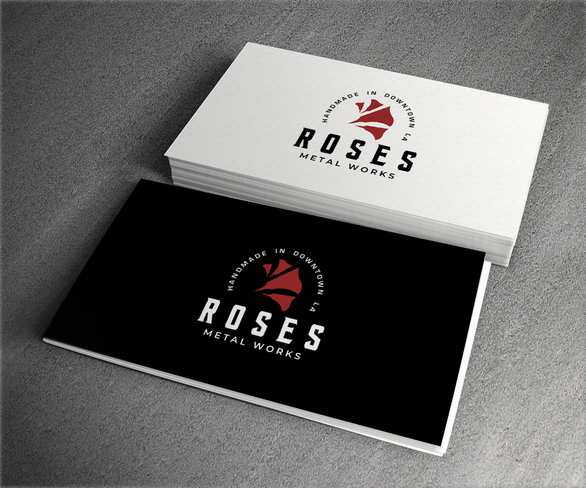 Logo Design by aglaronde23 for Roses Metal Works  | Design #19949543