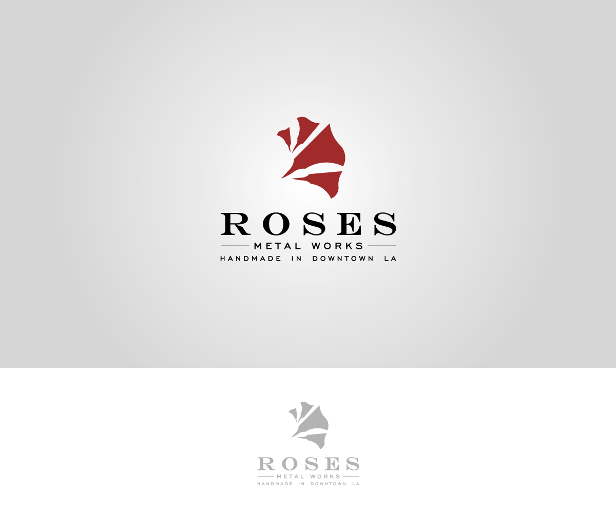 Logo Design by aglaronde23 for Roses Metal Works  | Design #19949616
