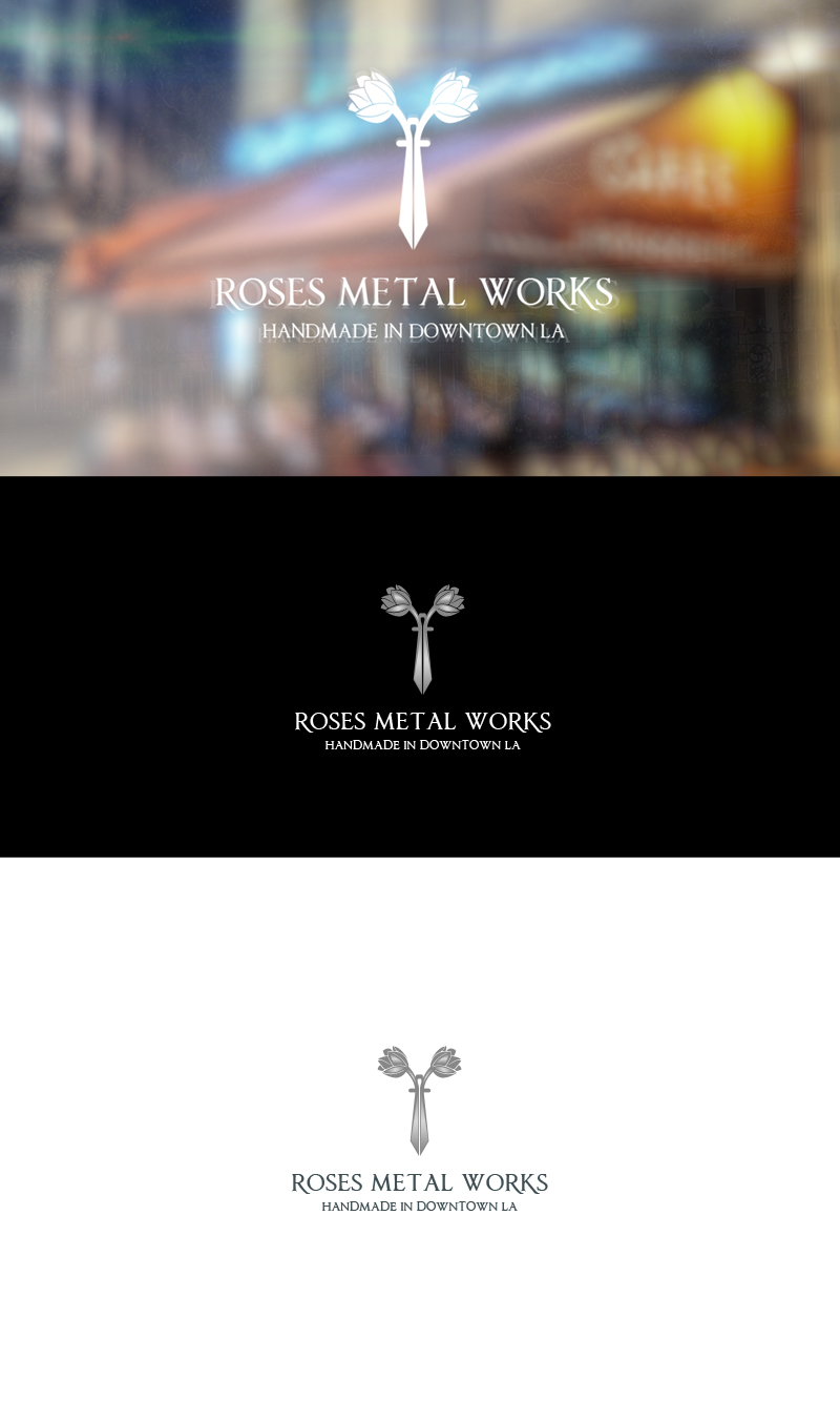 Logo Design by logo_s for Roses Metal Works  | Design #19908795