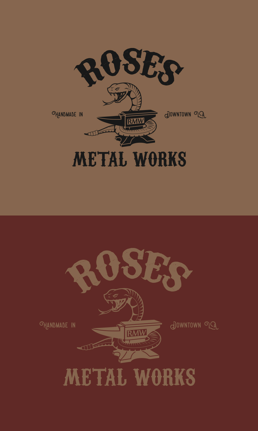 Logo Design by Pixel Desert for Roses Metal Works  | Design #19923473