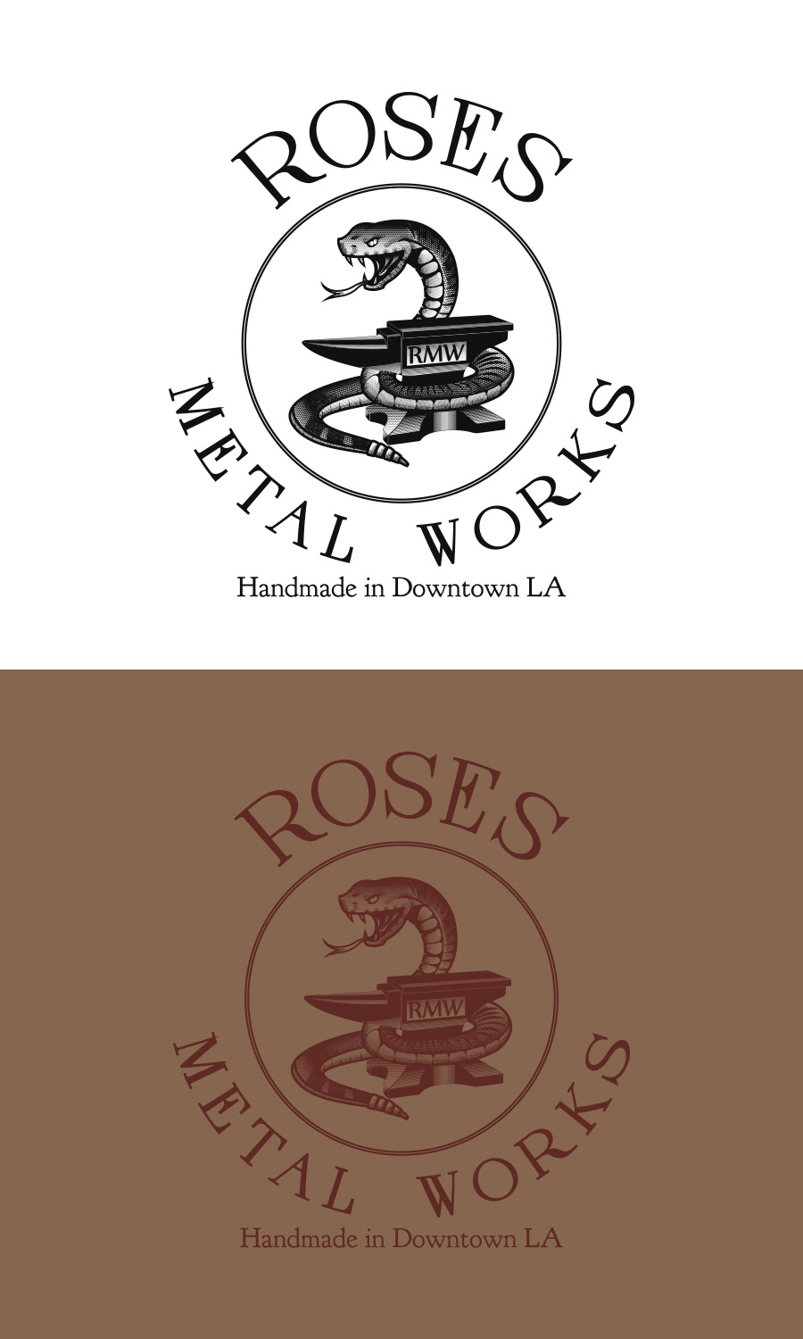 Logo Design by Pixel Desert for Roses Metal Works  | Design #19958269