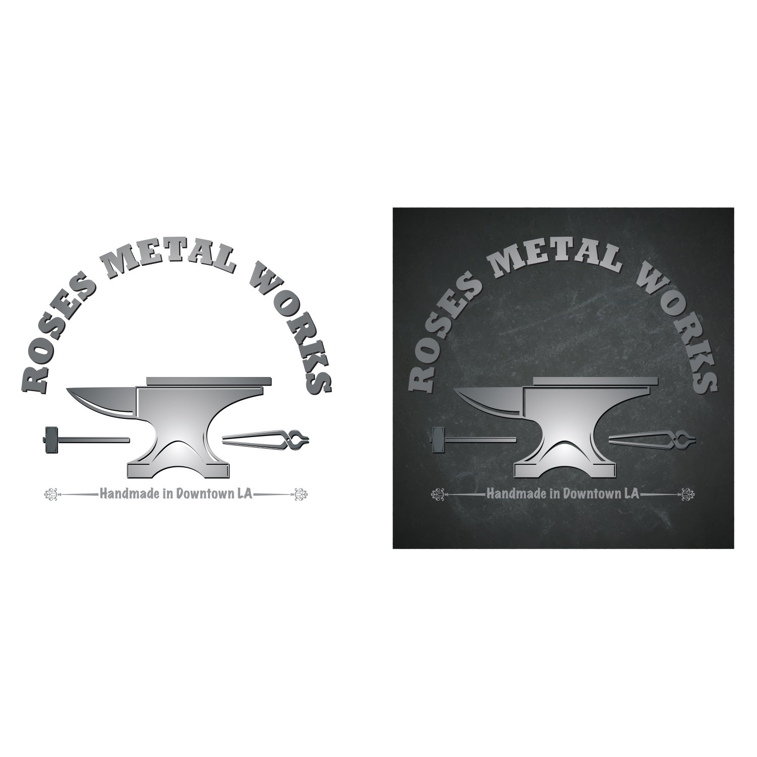Logo Design by ahmedalhussany for Roses Metal Works  | Design #19953491