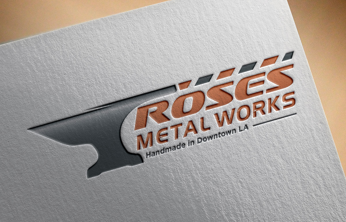 Logo Design by Atec for Roses Metal Works  | Design #19936795