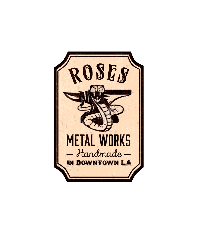 Logo Design by jose_luiz for Roses Metal Works  | Design #19948764