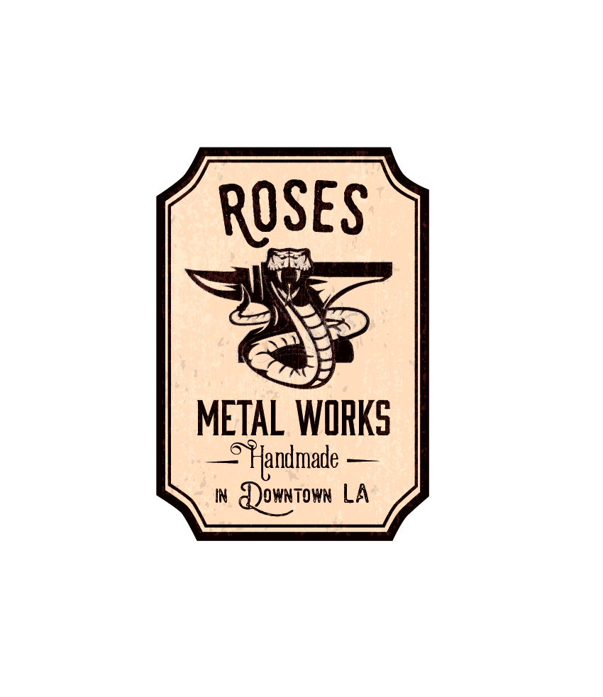 Logo Design by jose_luiz for Roses Metal Works  | Design #19948853