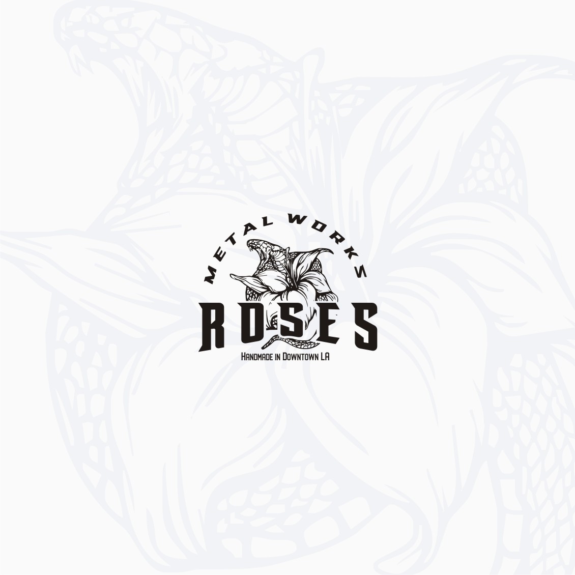 Logo Design by gray mind for Roses Metal Works  | Design #19981164