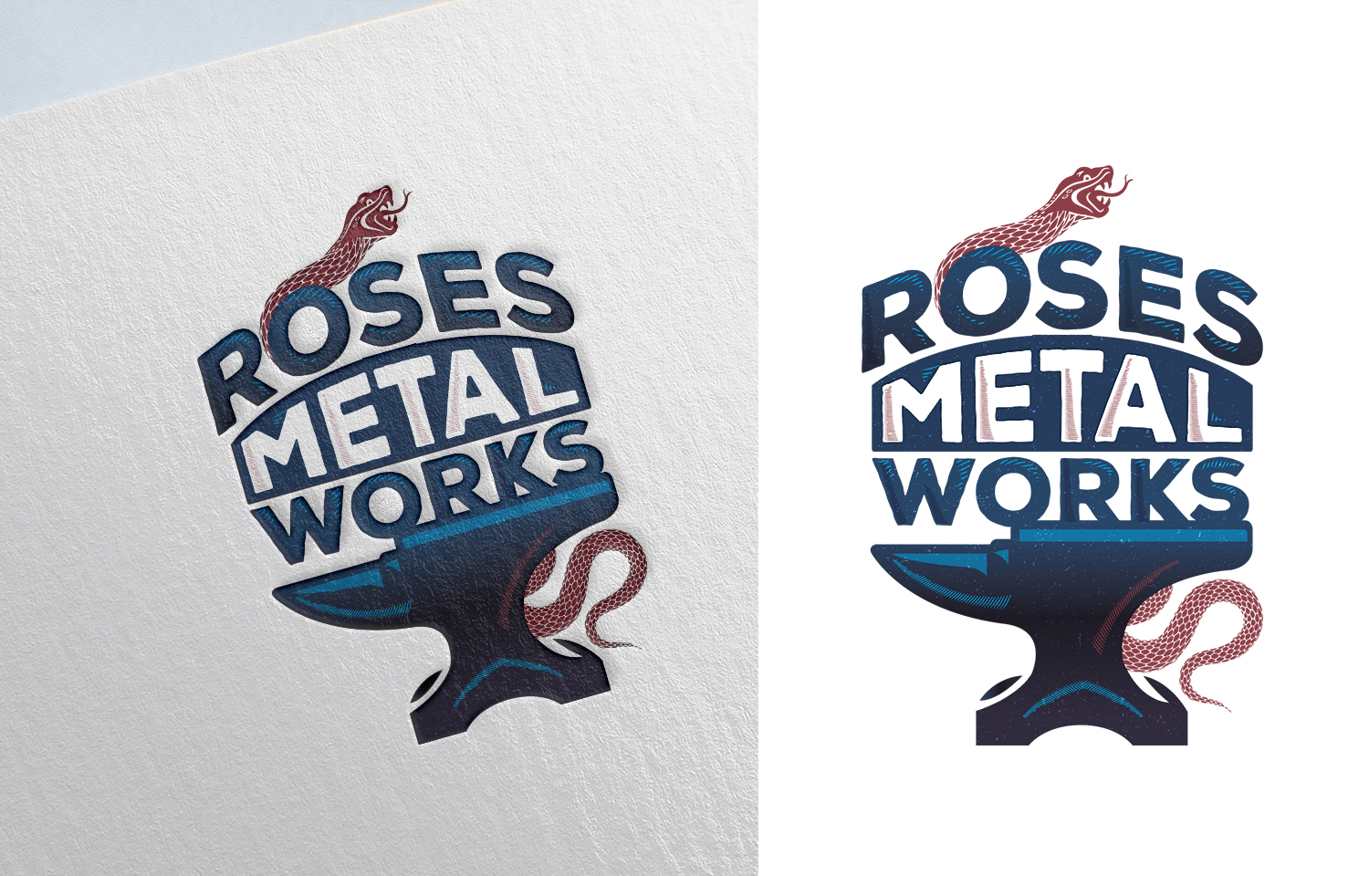 Logo Design by SAI DESIGNS for Roses Metal Works  | Design #19928635