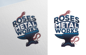 Diseño de Logo por SAI DESIGNS para Roses Metal Works  | Diseño #19928635