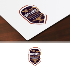Logo Design by Maxo-Biz for Roses Metal Works  | Design: #19918625