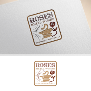 Diseño de Logo por Maxo-Biz para Roses Metal Works  | Diseño: #19918626