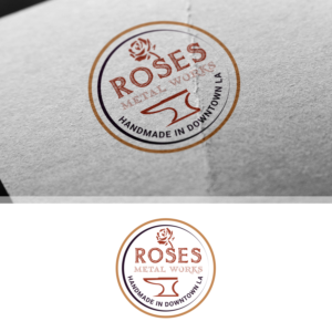 Diseño de Logo por Maxo-Biz para Roses Metal Works  | Diseño: #19918627