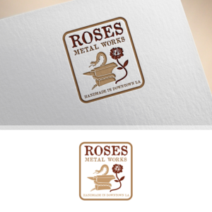 Diseño de Logo por Maxo-Biz para Roses Metal Works  | Diseño: #19953982