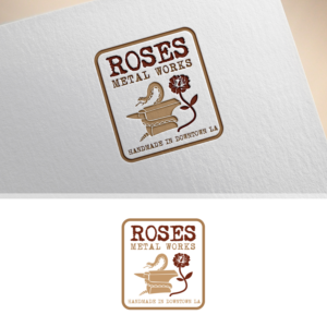 Diseño de Logo por Maxo-Biz para Roses Metal Works  | Diseño: #19953983