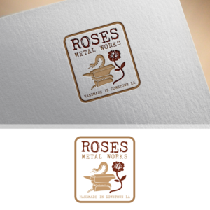 Diseño de Logo por Maxo-Biz para Roses Metal Works  | Diseño: #19953984