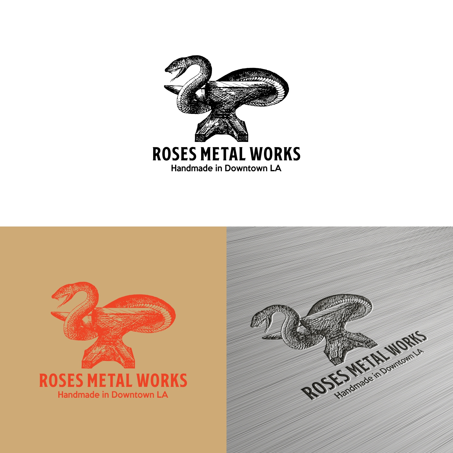Diseño de Logo por TULITU Stud. para Roses Metal Works  | Diseño #19969179