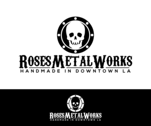 Logo Design by designmind78 for Roses Metal Works  | Design: #19942778