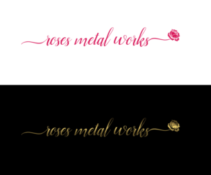 Logo Design by Rosaleen for Roses Metal Works  | Design: #19935978