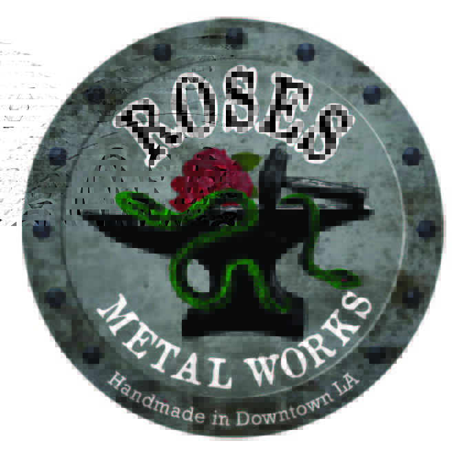Logo Design by Jessica Harkness 2 for Roses Metal Works  | Design #19959374