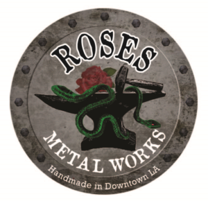 Logo Design by Jessica Harkness 2 for Roses Metal Works  | Design: #19959374