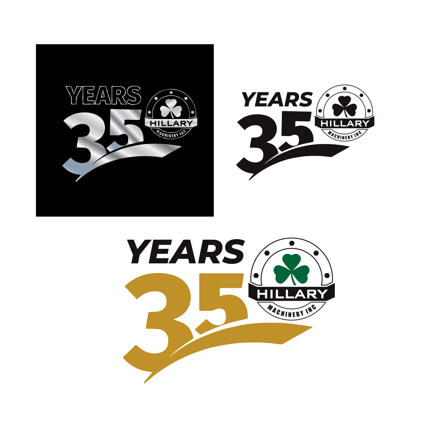 Logo Design by nadbook2323 for Hillary Machinery Inc | Design #19902906