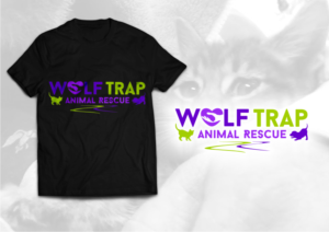 Wolf Trap Animal Rescue T-Shirts | T-Shirt-Design von Amduat Design