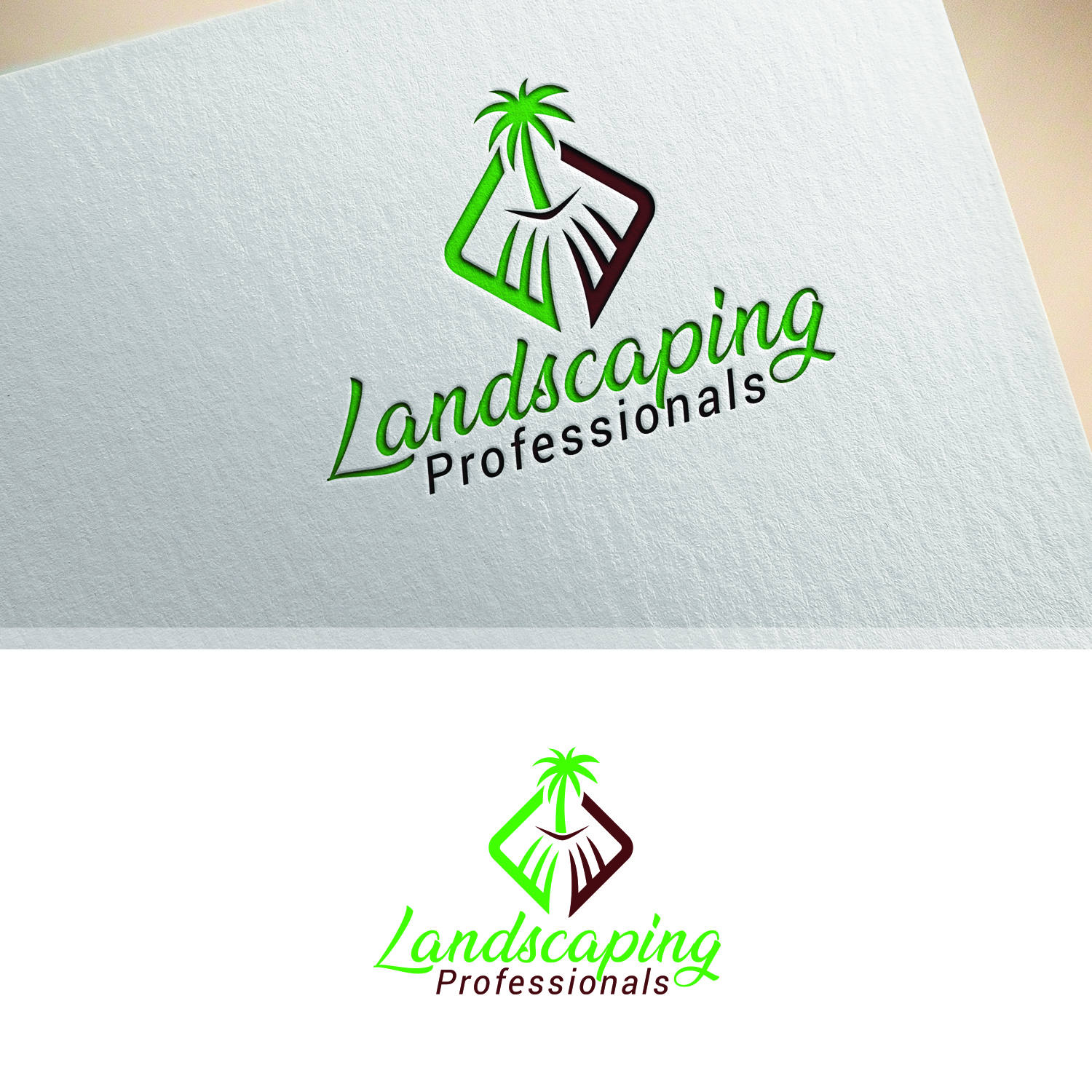 Logo Design by Maxo-Biz for Buildcon Inc. DBA Brevard Lawns | Design #19908090