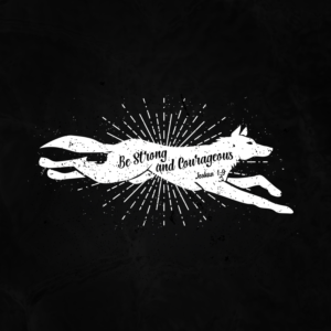 Uplifting and encouraging wolf t-shirt | T-Shirt-Design von borzoid