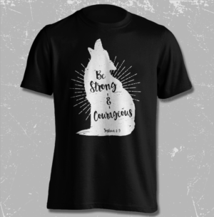 Uplifting and encouraging wolf t-shirt | T-shirt Design by erwin87
