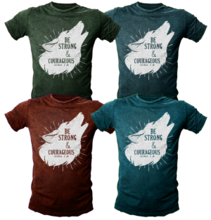 Uplifting and encouraging wolf t-shirt | T-Shirt-Design von Bayu_susilo