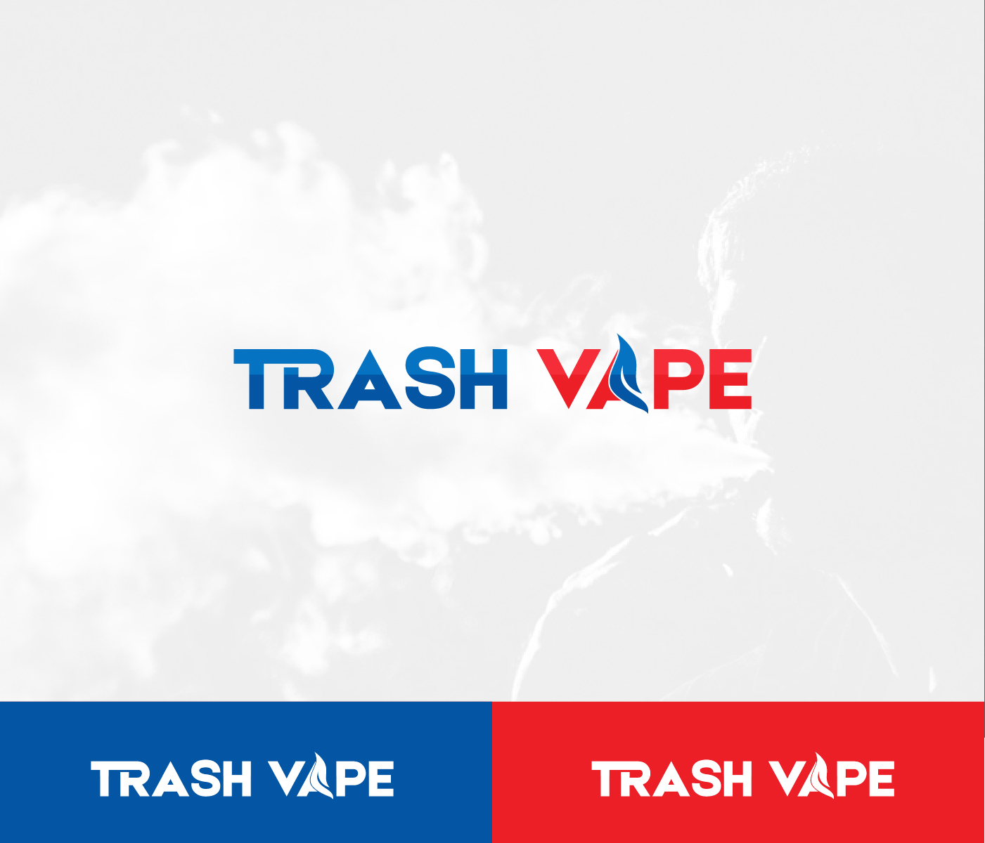 Bold, Playful Logo Design for Trash Vape by lucky time | Design #19927555