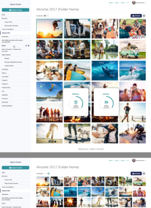 Photo Storage Service - Web Application | Diseño Web por MIND