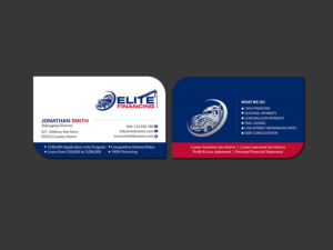 Business Card Design by Creations Box 2015 for Elite Financing LLC | Design: #19937949