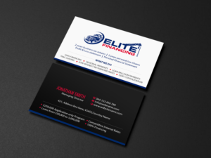 Business Card Design by Creations Box 2015 for Elite Financing LLC | Design: #19937957