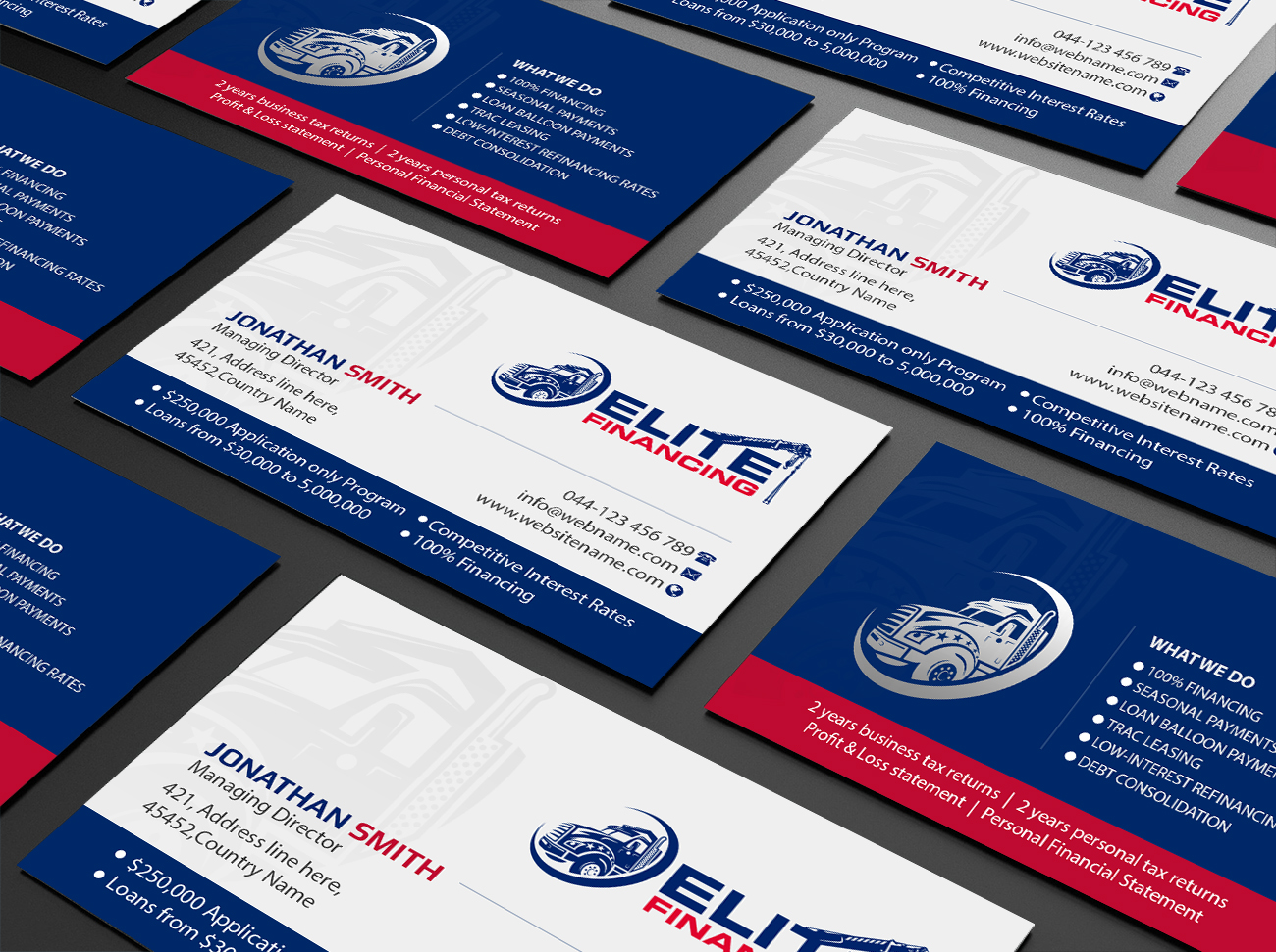 Business Card Design by Creations Box 2015 for Elite Financing LLC | Design #19937959