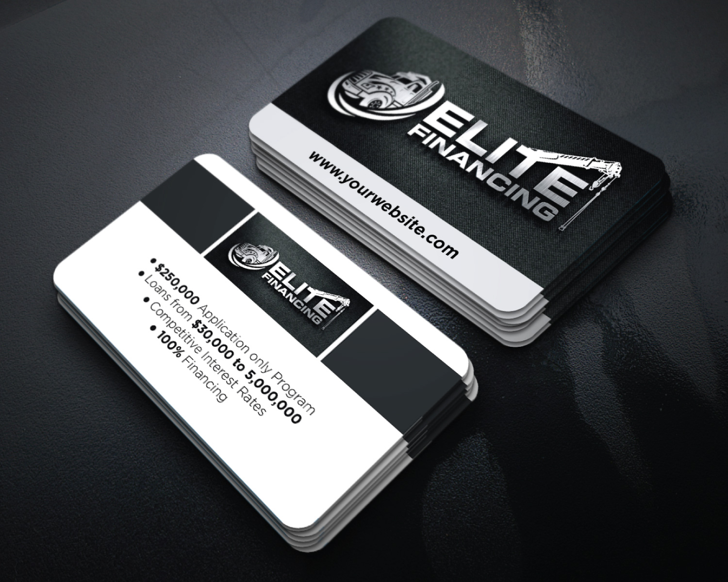 Business Card Design by LAXMI DESIGNHUB for Elite Financing LLC | Design #19922027