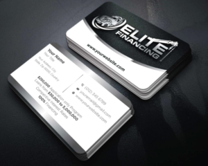 Diseño de Tarjeta de Presentación por LAXMI DESIGNHUB para Elite Financing LLC | Diseño: #19942434