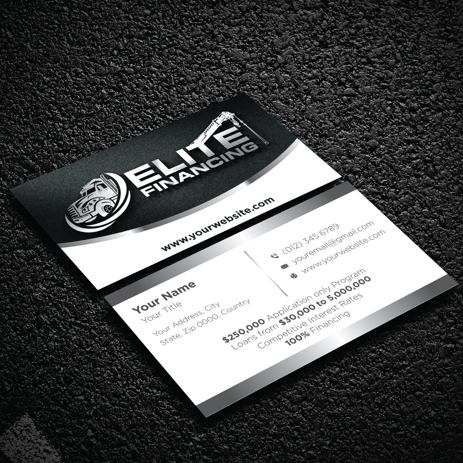 Design de Carte de Visite par LAXMI DESIGNHUB pour Elite Financing LLC | Design #19942435