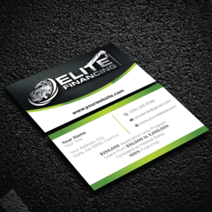 Diseño de Tarjeta de Presentación por Pictorial para Elite Financing LLC | Diseño #19946074