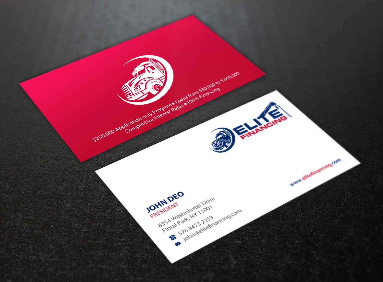 Business Card Design by Brand aid for Elite Financing LLC | Design #19941314